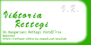 viktoria rettegi business card